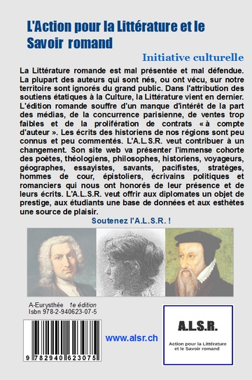 Dos de la plaquette